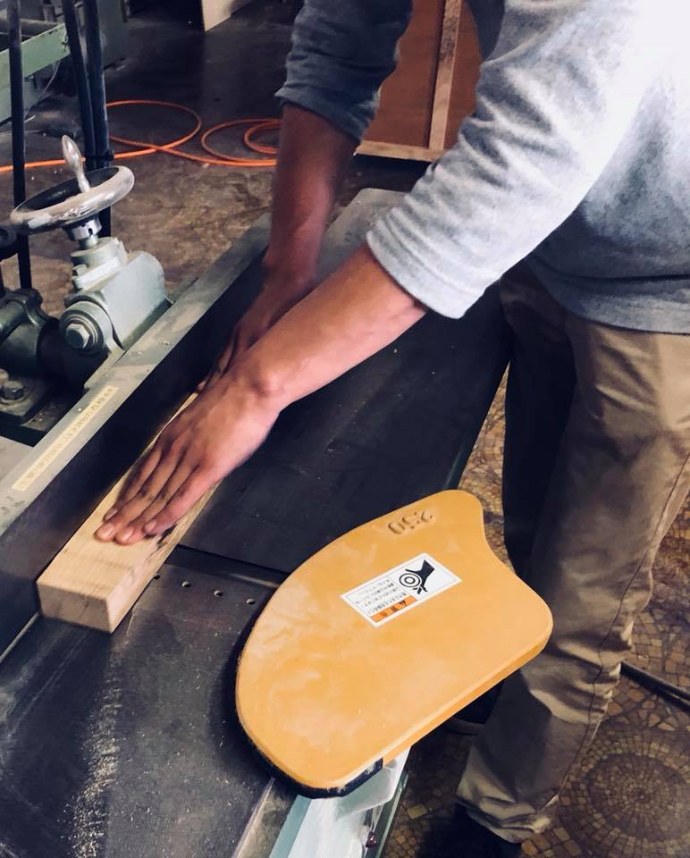 キノコスツール (イエローチェック) 1脚 hi051-010