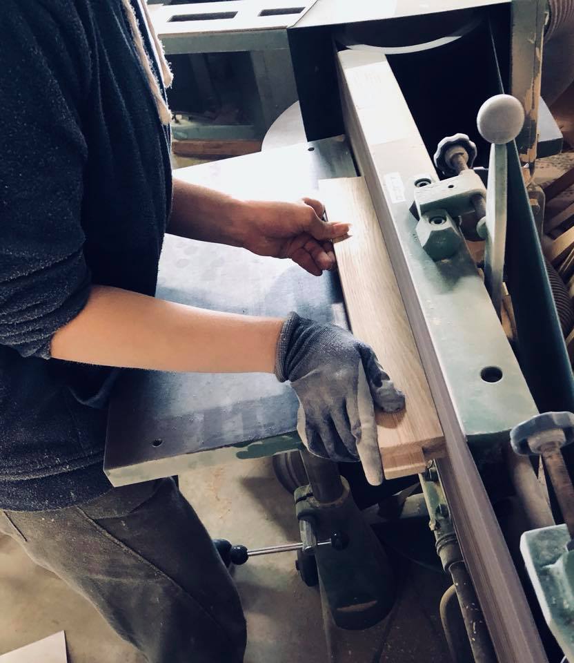 キノコスツール (イエローチェック) 1脚 hi051-010