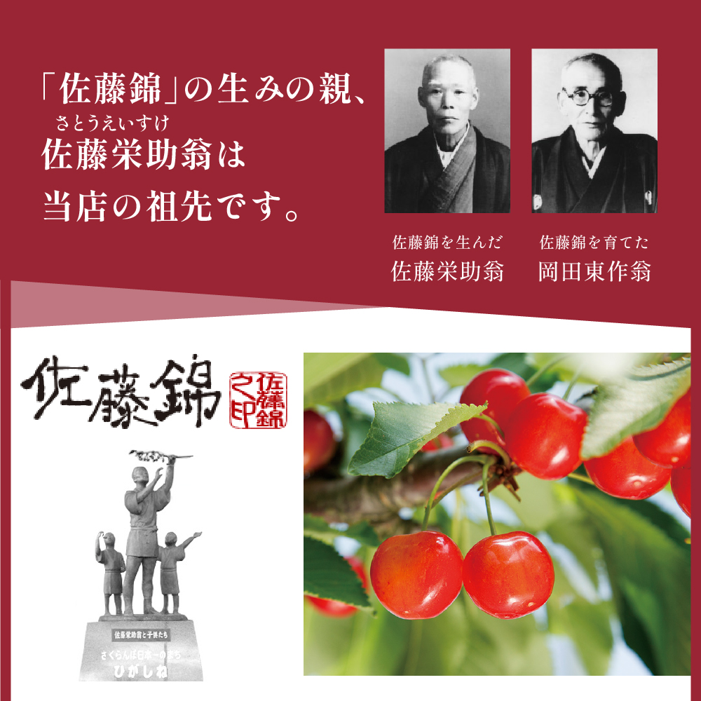 さくらんぼ佐藤錦 100％ ジュース 200ml×3本 佐藤錦提供 hi029-035