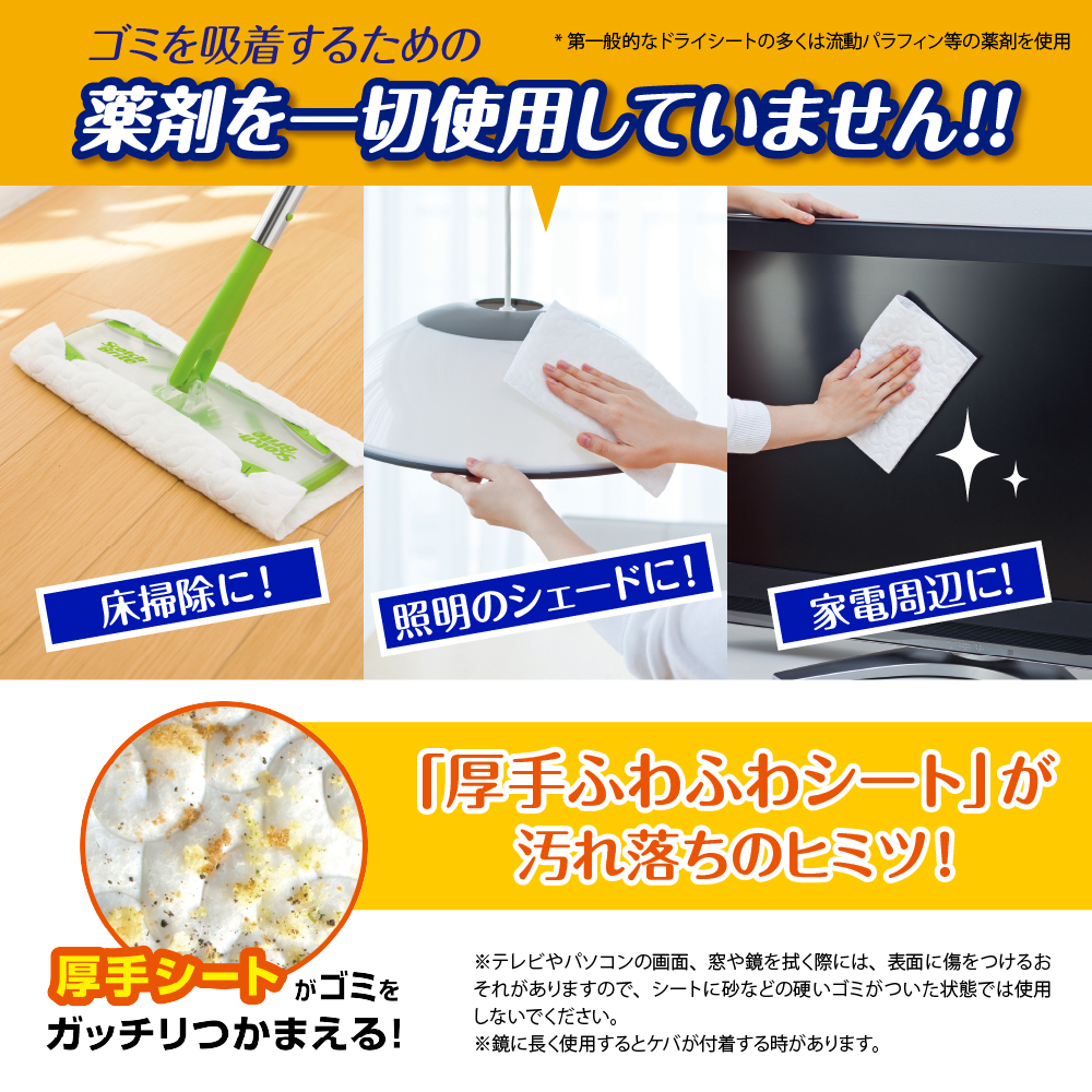 スコッチブライト フロア用ドライシート 36枚×20個 日用品 スポンジ 山形県東根市 hi068-012