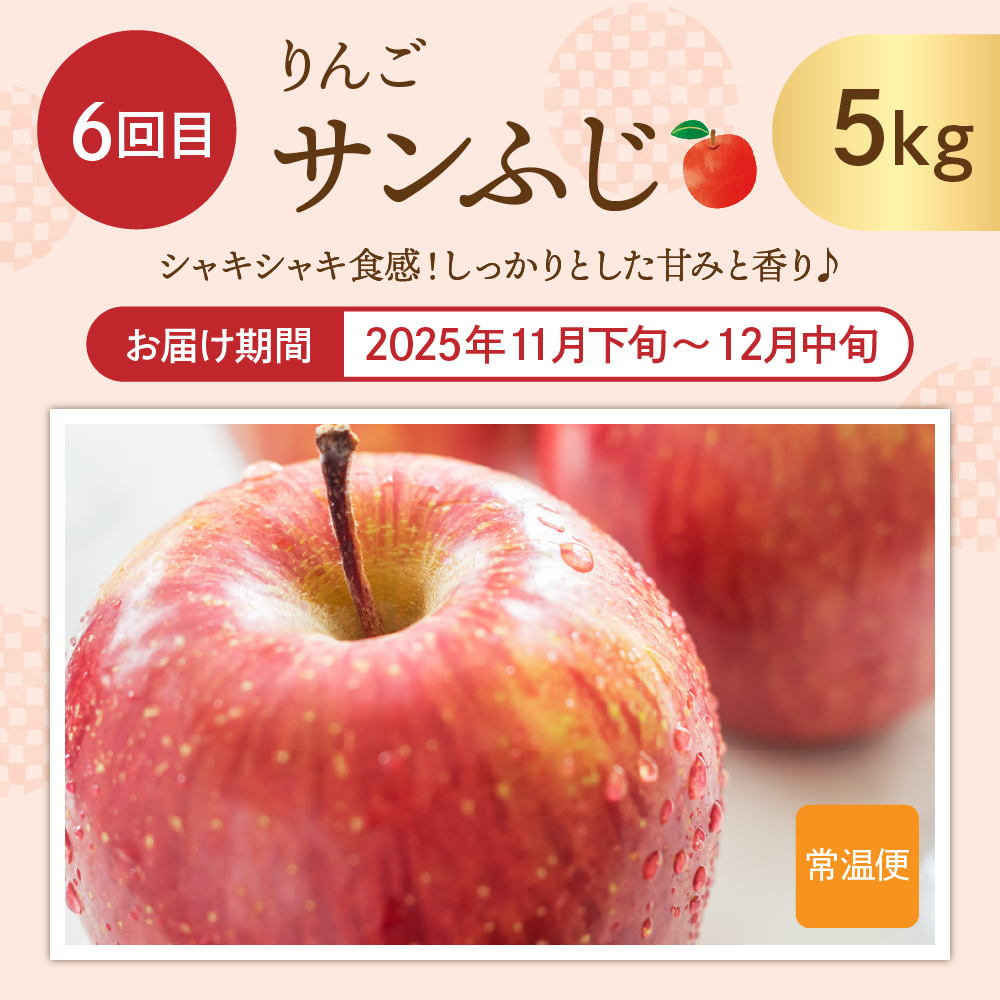 【2025年先行予約 6回 定期便】2025年 た〜んと フルーツ コース 山形県 東根市 さくらんぼ もも シャインマスカット ラ・フランス りんご hi999-031-2