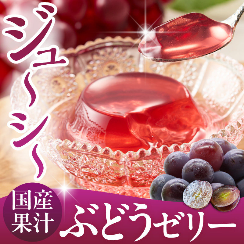 ぶどうゼリー 1袋4個入×12袋 和歌山産業提供 山形県 東根市 hi070-014