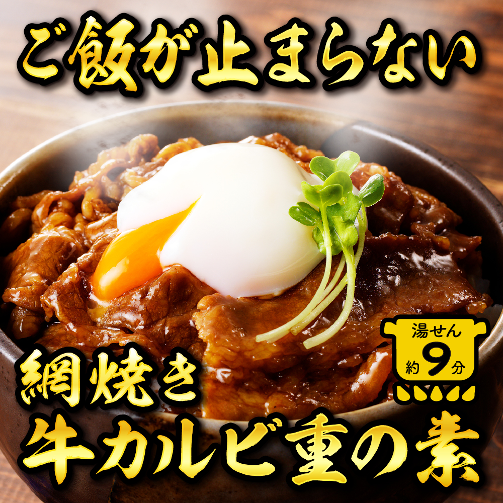 【かんたん本格調理】 ザ・焼肉 網焼き牛カルビ重の素 120g × 14 袋 セット 牛肉 山形県 東根市 日東ベスト hi010-005