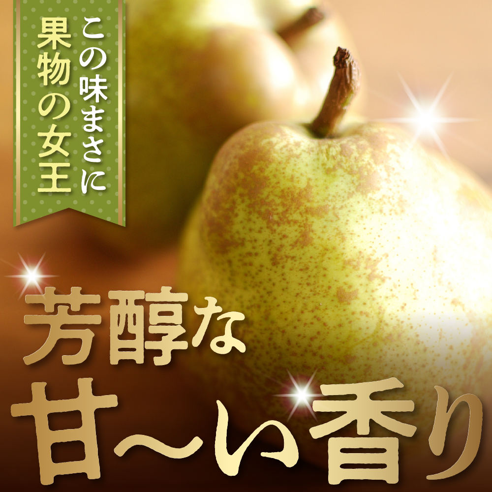 2025年産洋なし「【横綱】ラ・フランス」3kg 糖度14度以上 光センサー選別 JA提供 山形県 東根市 hi003-135-2