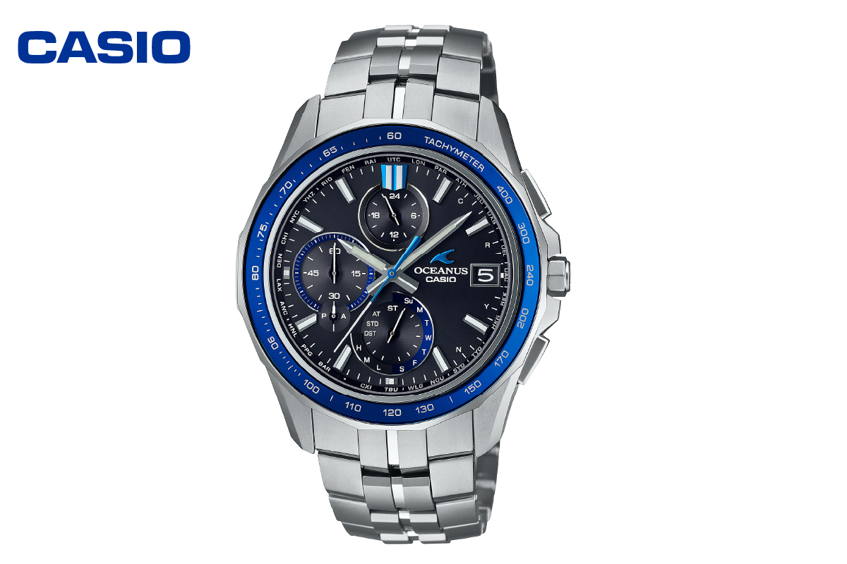 【CASIO】OCEANUS　OCW-S7000-1AJF マンタシリーズ Manta 山形県 東根市 hi011-110