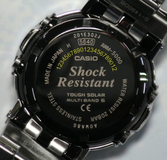 CASIO腕時計 G-SHOCK AWM-500GD-9AJF ≪名入れ有り≫　hi011-039r