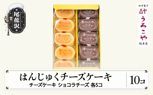 お菓子 スイーツ チーズケーキ チョコレート ケーキ 洋菓子 はんじゅくチーズケーキ ショコラチーズ 10個入 うろこや 総本店 送料無料 us-swccc10