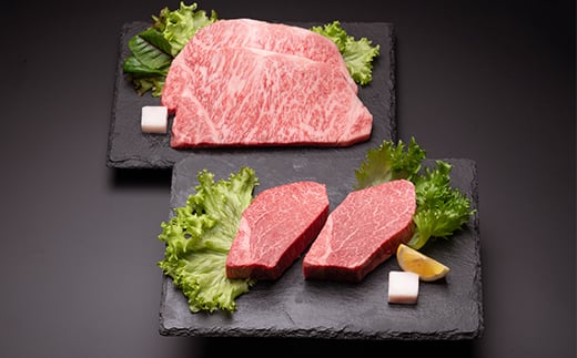 尾花沢牛 ステーキ 食べ比べセット ヒレ 150g×2枚 サーロイン 200g×2枚 黒毛和牛 国産 牛肉 CAS 冷凍 スキンパック kb-ogtkm700