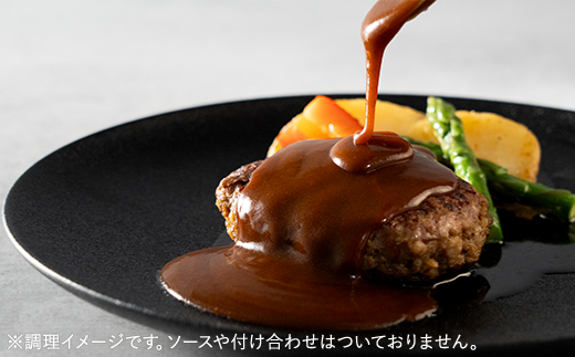 【贈答包装】尾花沢牛 100%ハンバーグ 110g×7個入り 計770g 黒毛和牛100％ ビーフハンバーグ 湯煎 温めるだけ 国産 黒毛和牛 nj-oghmx770