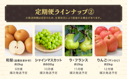 【先行予約】フルーツ定期便 全7回 さくらんぼ スイカ もも 梨 シャインマスカット ラ・フランス りんご 秀品 2026年6月~発送開始 2026年産 令和8年産 佐竹物産 ※沖縄・離島への配送不可 sb-ft7xx-b