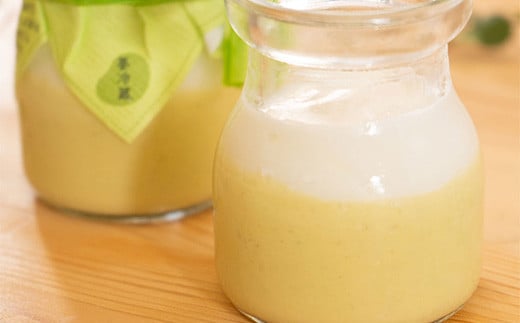 だだちゃ豆のじんだんプリン 6個入 『じんだん本舗大江』 スイーツ 菓子 ずんだ 山形県 南陽市 [1684]
