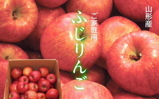 〈家庭用〉 ふじりんご 約10kg 《令和5年12月～発送》 『Yamagataうまいな中村屋』 山形県 南陽市 [1741]