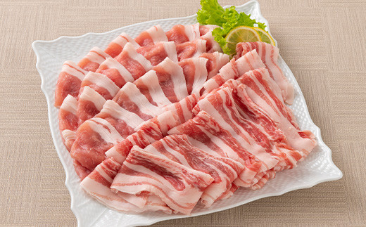 山形豚 ロース・バラ しゃぶしゃぶ用 計1.2kg (各600g) 山形県産 銘柄豚 認定 ブランド豚 豚肉 山形県 南陽市 [1834]