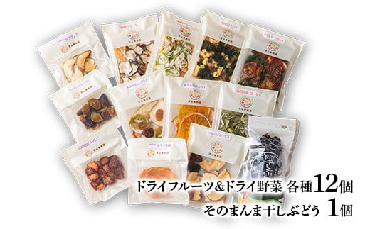 果樹園生まれの 無添加常温乾燥ドライフルーツ・野菜詰合せ  『漆山果樹園』 山形県 南陽市 [226]