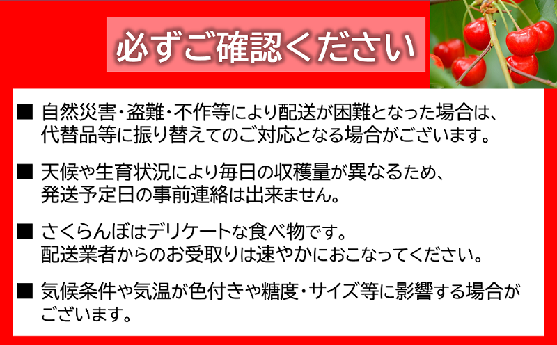 【令和6年産先行予約】 《定期便2回》 さくらんぼ食べ比べ定期便 「佐藤錦・紅秀峰」 各500g (秀品) 『マルエ青果』 果物 くだもの フルーツ 山形県 南陽市 [1888]