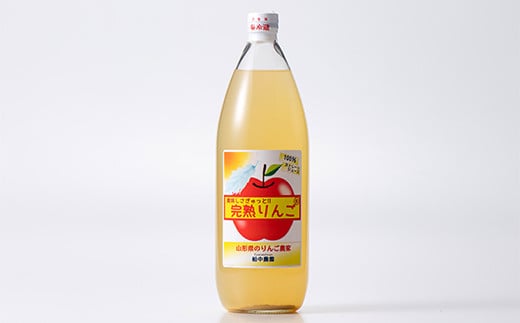 〈訳あり ちょっと規格外〉 雪んこ 完熟ふじりんご 約4kg ＆ ふじりんご ストレートジュース 1本 セット 《令和8年1月上旬～発送》 【全国りんご選手権銀賞】 『船中農園』 山形県 南陽市 [1404-1]