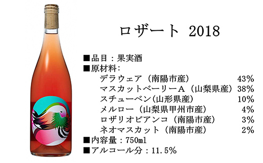 SAKURAワインセット 750ml × 2本 『(株)グレープリパブリック』 ロゼワイン 微発砲ワイン 山形県 南陽市 [2073]