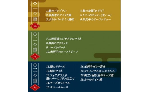 欧風レストラン“西洋葡萄”の 「洋風おせち(惣菜詰合せ)」 3～4人用 『欧風レストラン 西洋葡萄』山形県 南陽市 [2181]