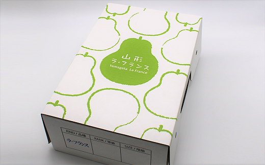 【令和6年産先行予約】 大玉 ラ・フランス 約2kg (6玉 特秀 5L) 《令和6年11月頃～発送》 『生産者 鈴木 喜代美』 ラフランス 西洋梨 洋なし 果物 山形県 南陽市 [2273]
