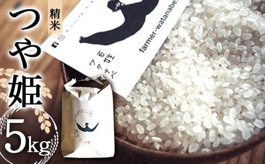 令和7年産 特別栽培米 つや姫 (精米) 5kg 『最上園』 米 白米 ご飯 農家直送 山形県 南陽市 [1678]