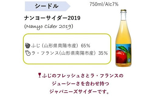 NEW NANYO弾ける泡セット 750ml × 2本 『(株)グレープリパブリック』 シードル 微発砲ワイン 山形県 南陽市 [2337]
