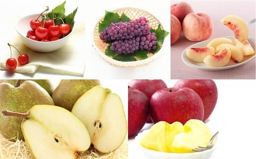 【令和8年産先行予約】 《定期便4回》 フルーツ味わい定期便A 『フードシステムズ』 さくらんぼ デラウェア 桃 ラ・フランス りんご 果物 フルーツ 山形県 南陽市 [1140-R8]