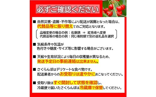 【令和8年産先行予約】 温室さくらんぼ 「紅秀峰」 約700g (特秀 L以上) バラパック詰め 《令和8年5月下旬～発送》 『松田観光果樹園』 サクランボ 生産農家直送 温室栽培 果物 フルーツ デザート 先行予約 山形県 南陽市 [2619]