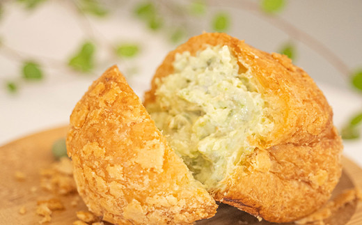 じんだんクッキーシュー 5個入 『じんだん本舗大江』 スイーツ 菓子 ずんだ 山形県 南陽市 [1685]
