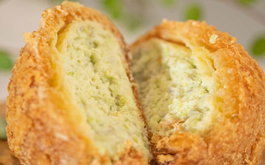 じんだんクッキーシュー 10個入 『じんだん本舗大江』 スイーツ 菓子 ずんだ 山形県 南陽市 [1686]
