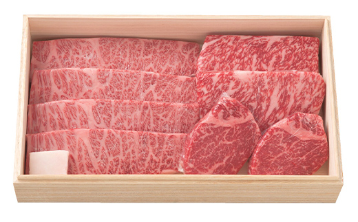 《山形の極み》米沢牛 ステーキ食べ比べセット 計860g (ヒレステーキ・上カルビステーキ・ロース芯ステーキ) 山形県 南陽市 [2699]