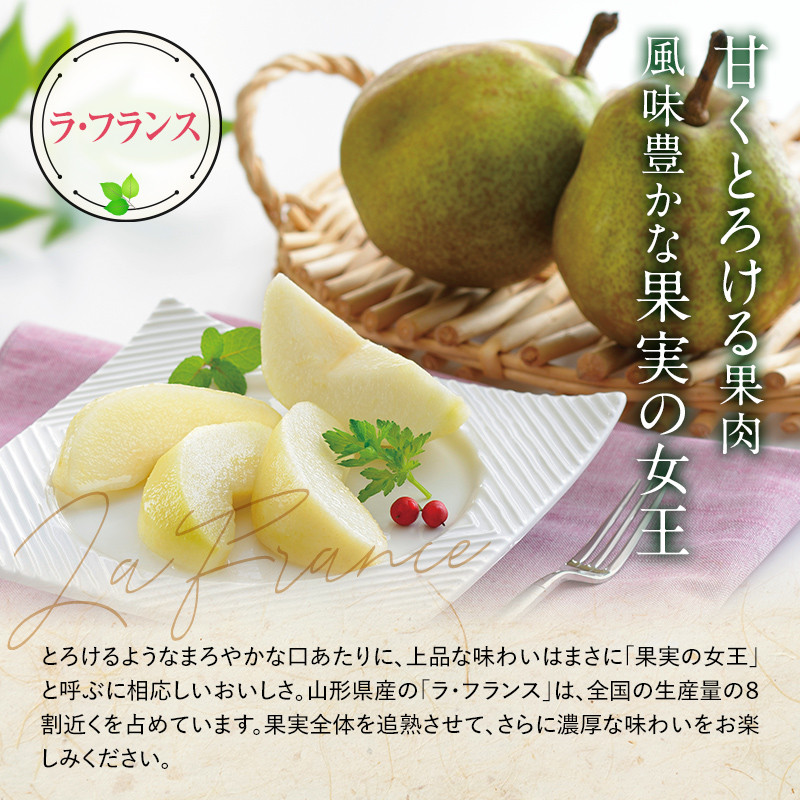 【令和8年産先行予約】 〈訳あり品 家庭用〉 ラ・フランス 約5kg (12～24玉) 《令和8年11月中旬～発送》 『カネタ高橋青果』 ラフランス フルーツ デザート 山形県 南陽市 [2674]
