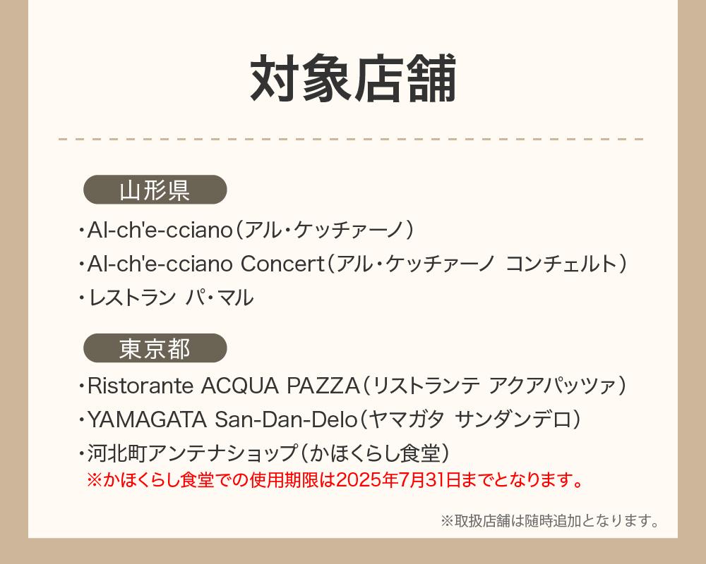 山形・かほくの旬の食材を使ったお食事券 【9,000円分】「日高良実 シェフ」「奥田政行 シェフ」ほか