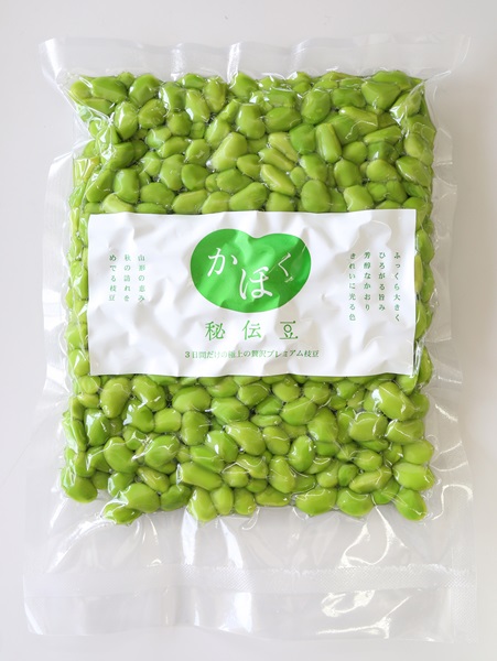 厳選「秘伝豆」（冷凍剥き豆）約1.5kg（約500g×3袋）【かほくらし社】
