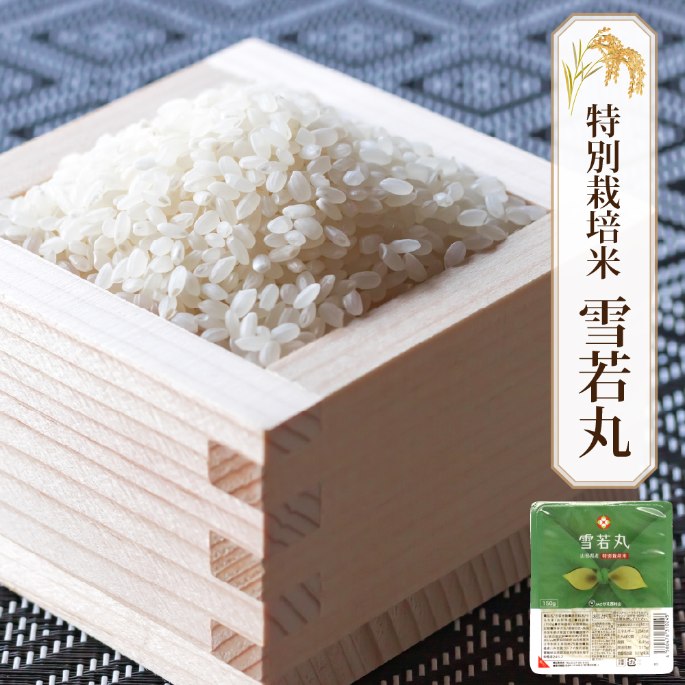 山形県産 雪若丸パックごはん（150g×24パック）【JAさがえ西村山】