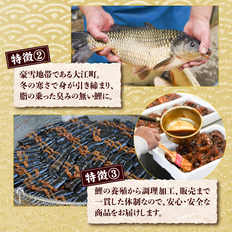 026-008 最上鯉屋 鯉ざんまい（うま煮2切れ、まるっと煮200g×2）