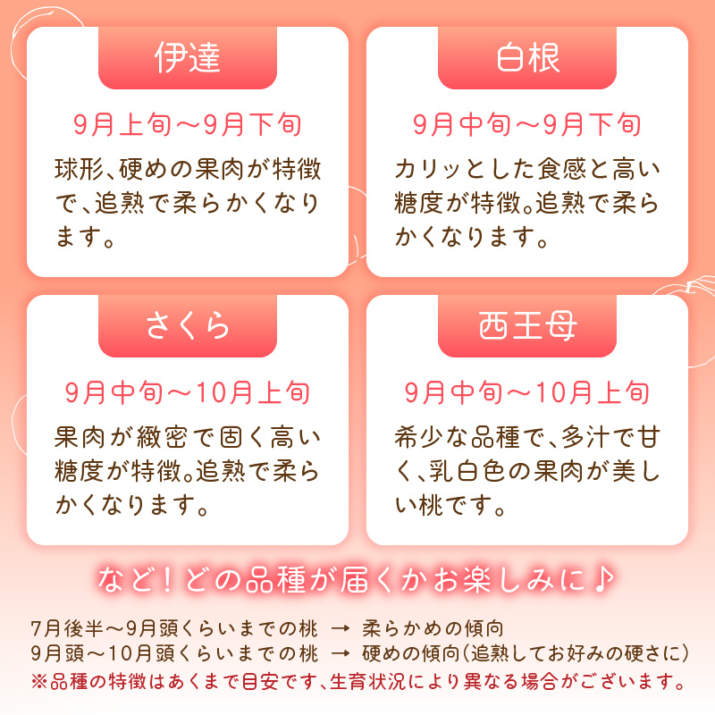 ≪先行受付≫ froSchがお届けするおまかせ白桃 約2kg 【2026年7月下旬より順次発送予定】