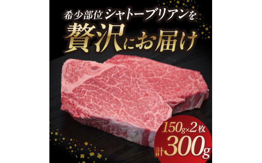 山形牛シャトーブリアン 150gｘ2 【肉の小林】
