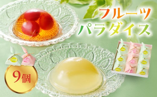 御菓子処蝶谷　フルーツパラダイス　9ヶ入・化粧箱