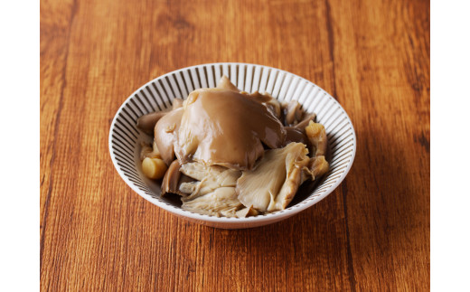 大江町柳川産 原木ひら茸水煮200g×3缶（固形量）