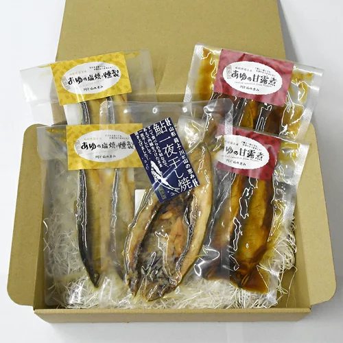 鮎の加工品詰め合わせ
