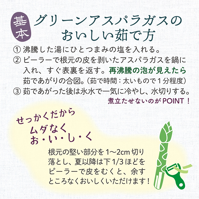 【令和8年産予約】最上町特産グリーンアスパラ1kg