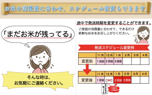 ■数量限定返礼品■ 令和8年6月中旬より発送 ＜令和7年産＞雪若丸【無洗米】30kg定期便 (10kg×3回)
