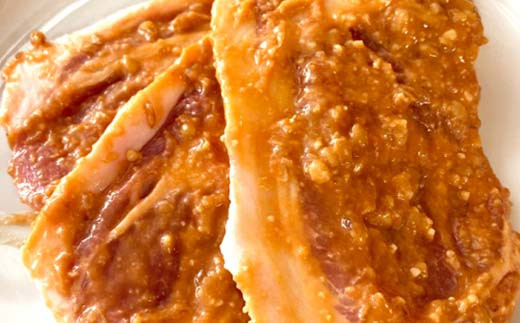 戸澤豚一番育ち ロース味噌漬け（冷凍） ーご自宅用ー 1kg（500g×2）  F7W-0041