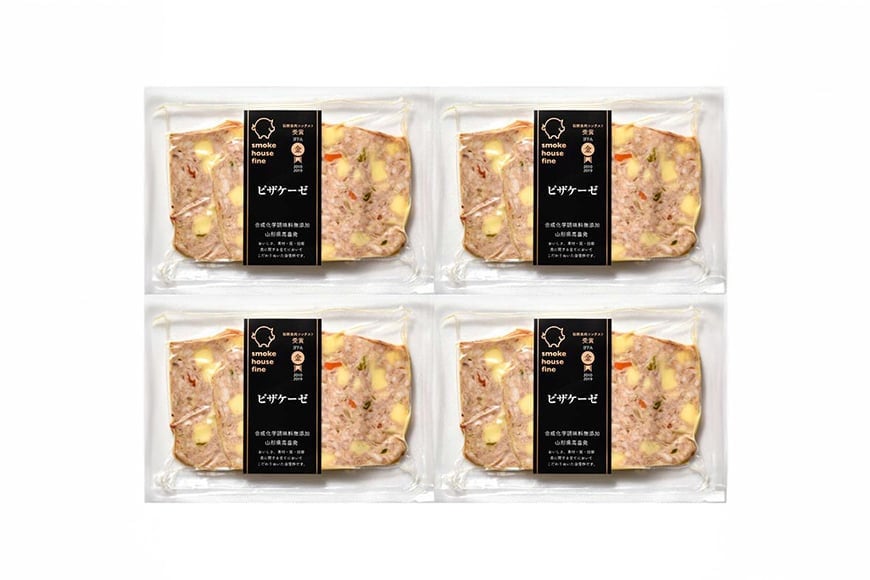 豚肉 IFFA金賞受賞 ピザケーゼ スライス 90g 4パック 360g [ファイン 山形県 高畠町 tk06ays750037] 無塩せき 豚 豚肉 肉 チーズ