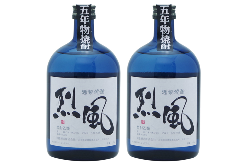 焼酎 米焼酎 烈風 40度 720ml 2本 セット [米鶴酒造 山形県 高畠町 tk06ays710007] 酒 お酒 米 720 晩酌 40%
