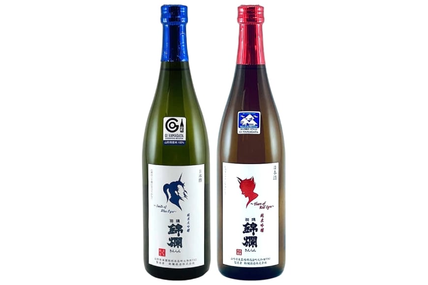 日本酒 赤鬼の涙 青鬼の微笑 720mlセット [小田部商店 山形県 高畠町 tk06ayt180051] プラチナ賞受賞 純米吟醸酒 純米大吟醸 冷蔵