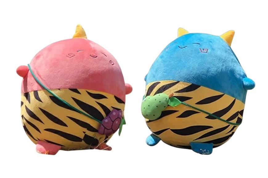 ぬいぐるみ 高畠町 公式キャラクター たかっき はたっき ぬいぐるみ セット [高畠町観光協会 山形県 高畠町 tk06ays670002] 公式 キャラ キャラクター 泣いた赤おに 青おに