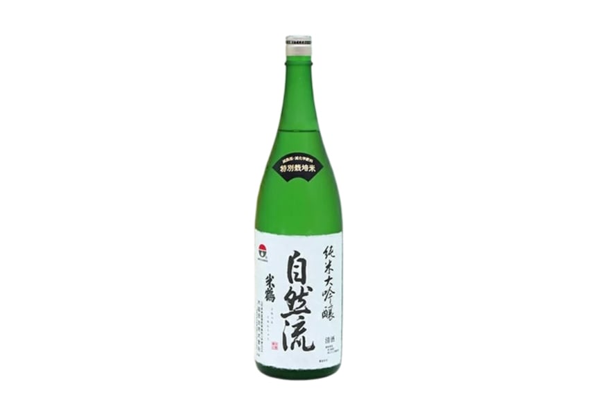 日本酒 山形県産出羽燦々100％使用 米鶴 純米大吟醸 自然流 720ml 1本 [小田部商店 山形県 高畠町 tk06ayt180074] お酒 酒 4合瓶