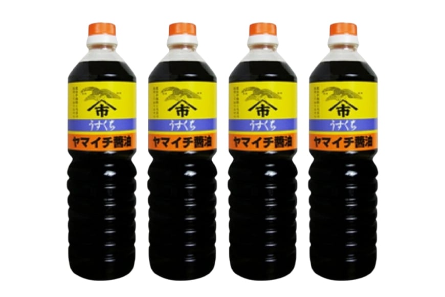 醤油 ヤマイチ醤油 うすくち醤油 1L 4本 [小田部商店 山形県 高畠町 tk06ayt180120] 調味料 しょうゆ しょう油 薄口