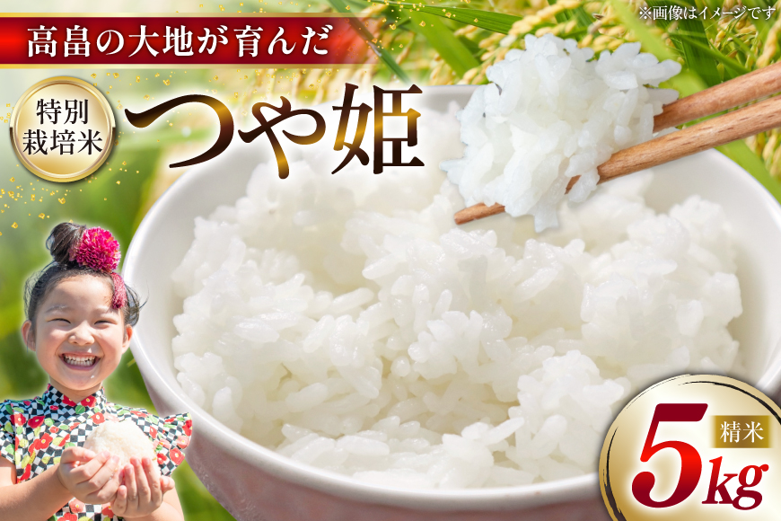 令和7年産 特別栽培米 つや姫 5kg [石川重蔵商店 山形県 高畠町 tk06bcz280002] 精米 白米 米 お米 ブランド米 ごはん ご飯